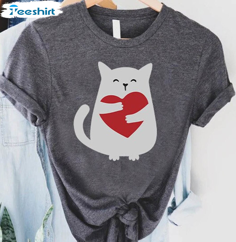 Cat Valentine Shirt, Cat Lovers Unisex Hoodie Sweatshirt