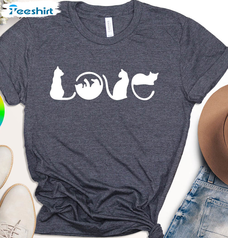 Valentine's Day Cat Funny Shirt, Cat Owner Unisex T-shirt Short Sleeve