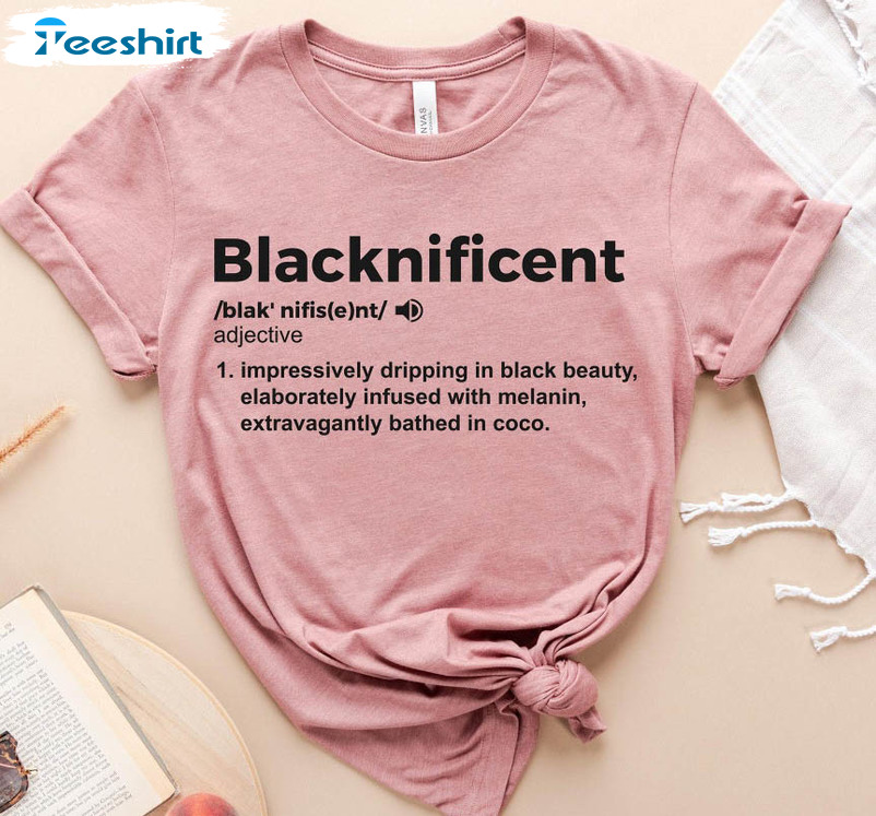 Blacknificent Woman Shirt, Trending Short Sleeve Unisex T-shirt