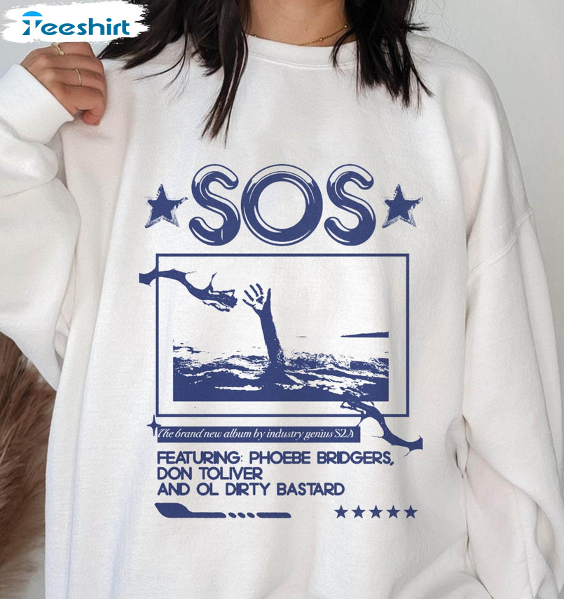 Vintage SZA SOS Shirt, SZA Tour 2023 Shirt, Sza Merch, S.O.S Album Shirt, 2  Sided S.Z.A Shirt - Cherrycatshop