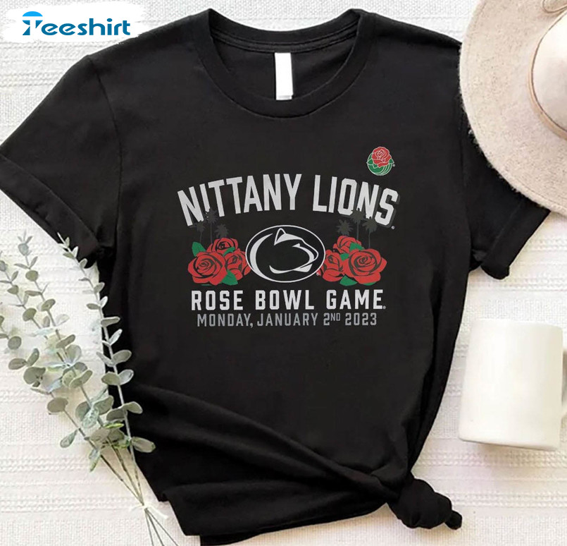 Nittany Lions Rose Bowl Game Shirt, Penn State Short Sleeve Crewneck