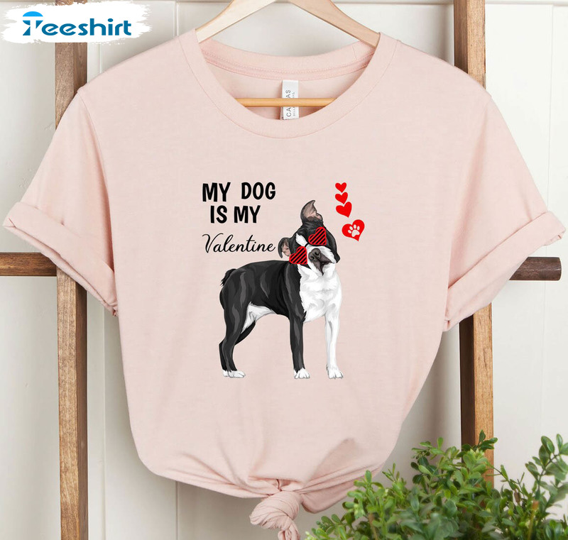 my dog is my valentine sweatshirt