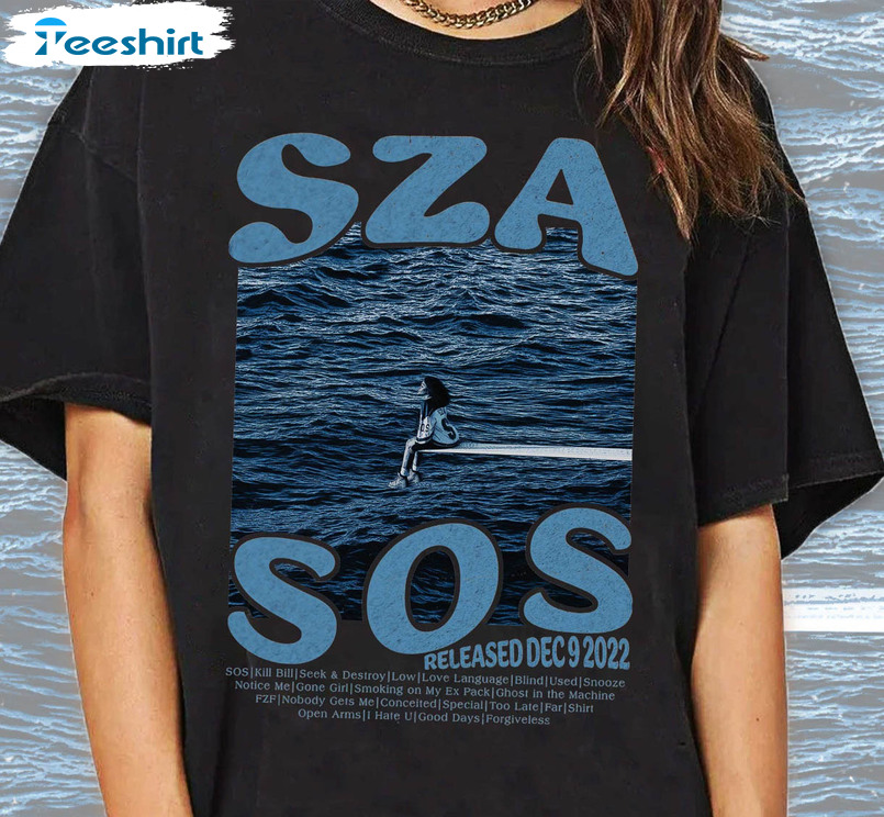 Vintage Sza Sos Shirt , Trending Short Sleeve Crewneck
