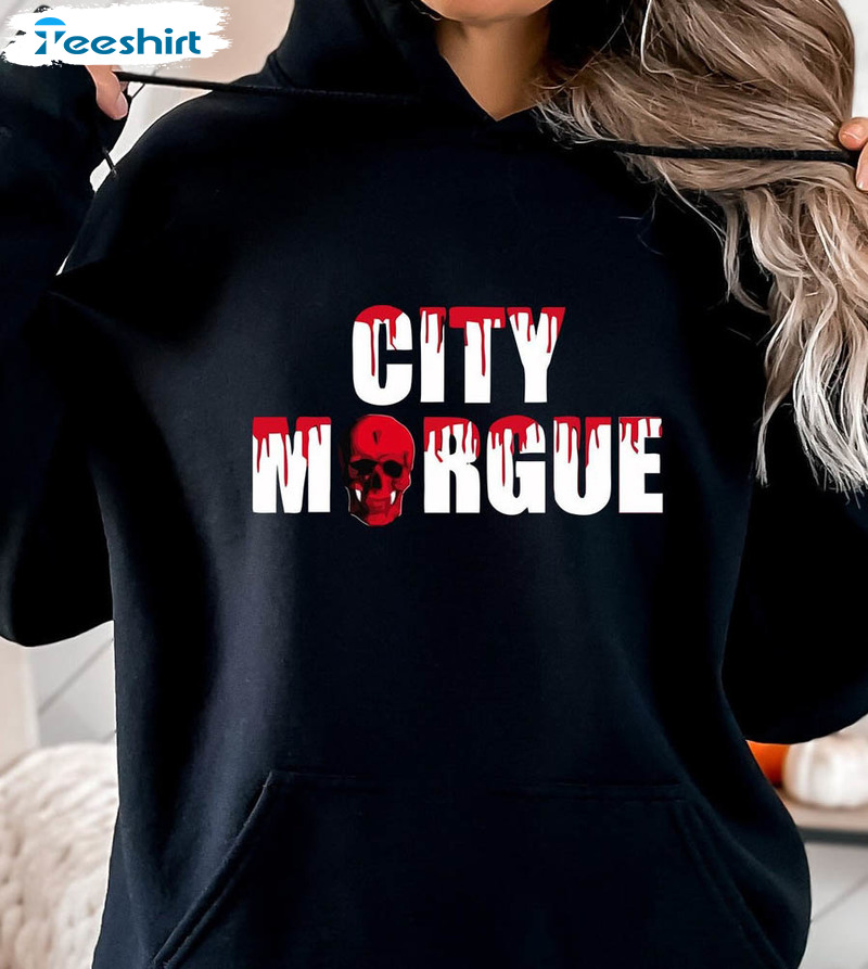 New York City Hip Hop Shirt, City Morgue Dogs Crewneck Unisex Hoodie
