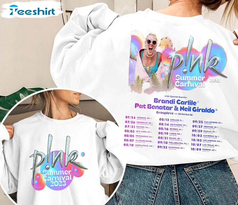 Summer Carnival Tour 2023 Shirt, Pink Summer Carnival Unisex T-shirt Short Sleeve