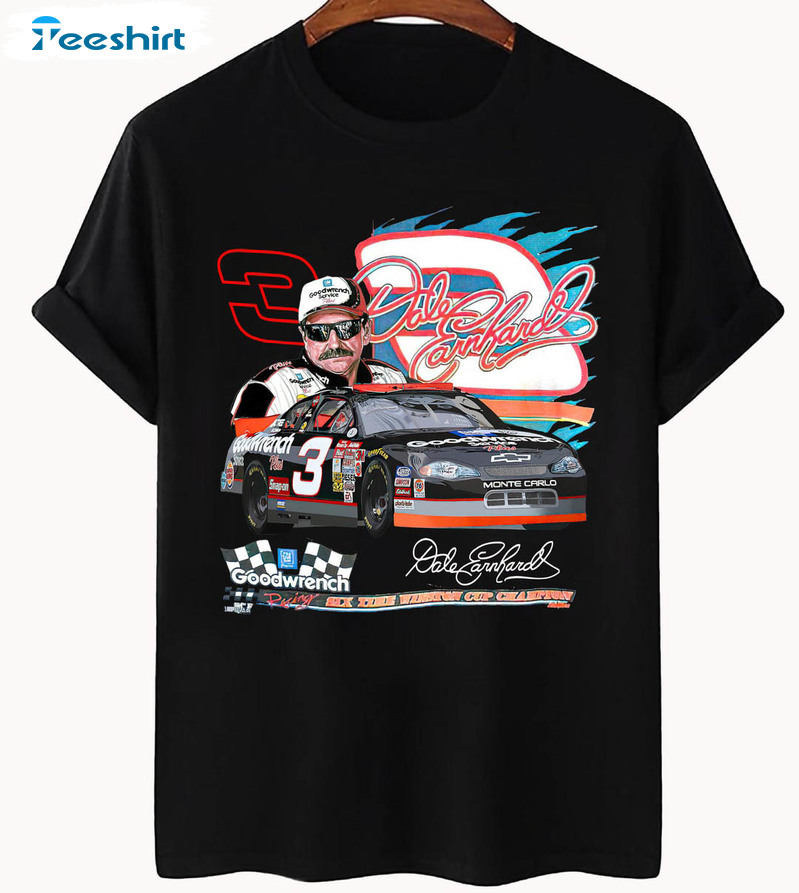 Dale Earnhardt Nascar Racing Shirt, Nascar Trending Unisex Hoodie Long Sleeve