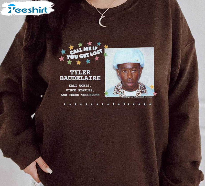Call Me If You Get Lost Shirt, Tyler The Creator Mugshot Long Sleeve Sweater
