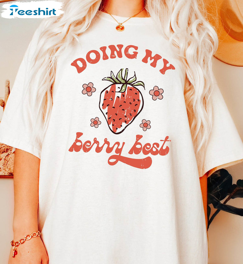 strawberry tshirt with sleeves