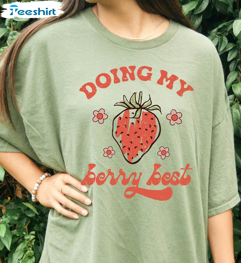 strawberry tshirt with sleeves