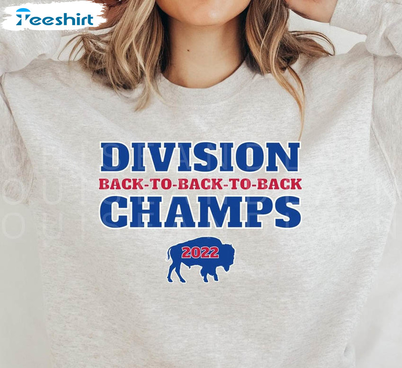 Buffalo Division Champs 2022 Sweatshirt, Buffalo Football Unisex Hoodie Tee Tops