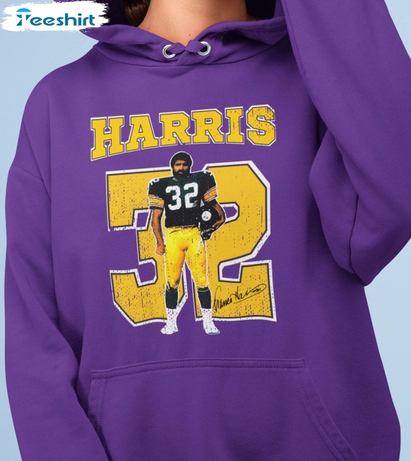 Franco Harris Shirt, Hall Of Famer Forever Legend Long Sleeve Crewneck