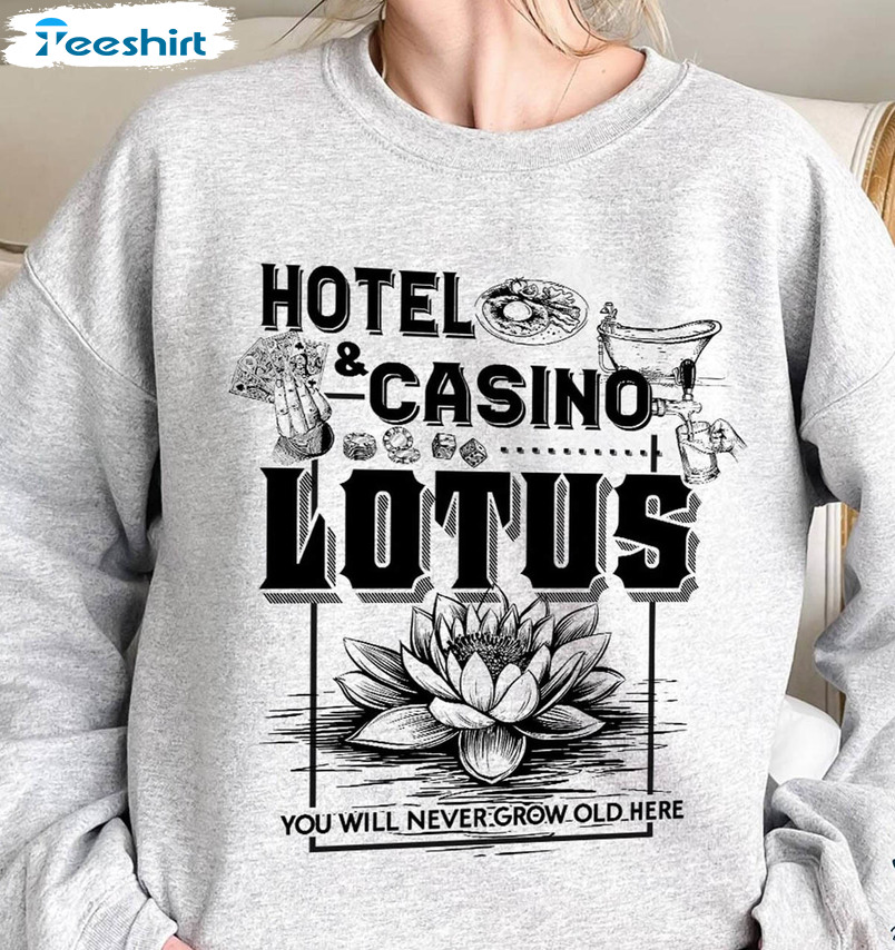 Lotus Hotel And Casino Trendy Shirt, Percy Jackson And The Olympians Unisex T-shirt Short Sleeve
