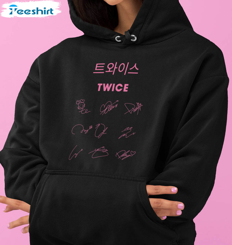 Twice Kpop Formula Of Love Sweatshirt, Kpop Trending Short Sleeve Crewneck