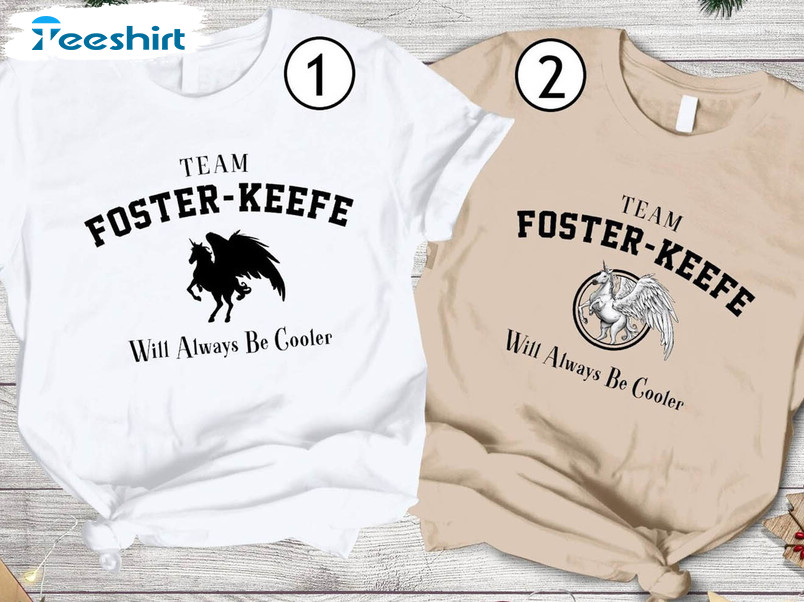 Team Foster Keefe Foxfire Academy Shirt, Trendy Short Sleeve Tee Tops
