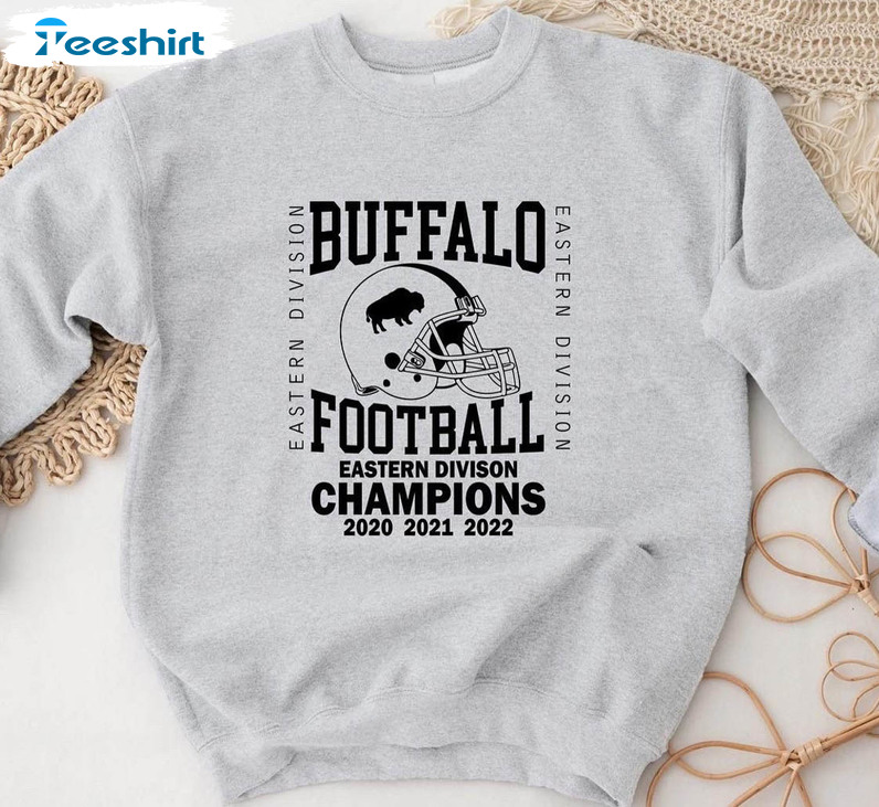 Buffalo Runs the East Football Crewneck Buffalo East 