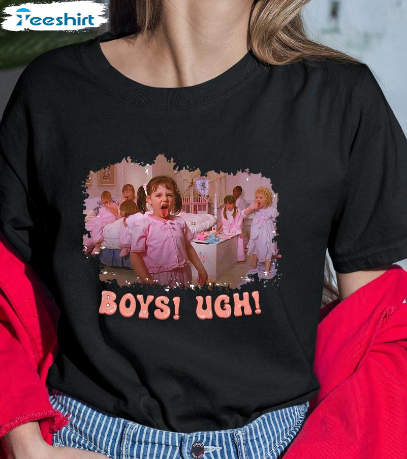 Boys Ugh Valentines Funny Shirt, Little Girl Crewneck Unisex Hoodie