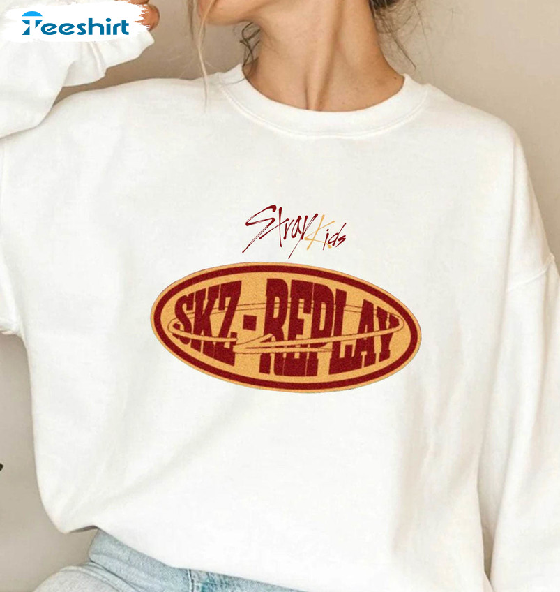 Skz Replay Album Sweatshirt, Stray Kids Album 2022 Long Sleeve Unisex T-shirt