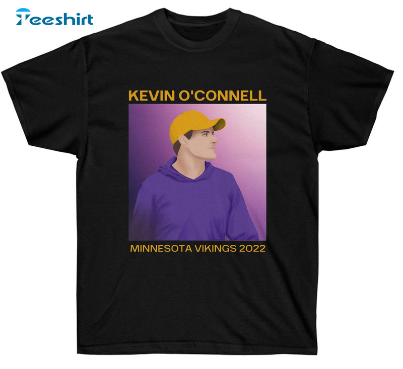 Kevin O'connell Minnesota Vikings Shirt, Koc Live On Tour Unisex T-shirt Short Sleeve