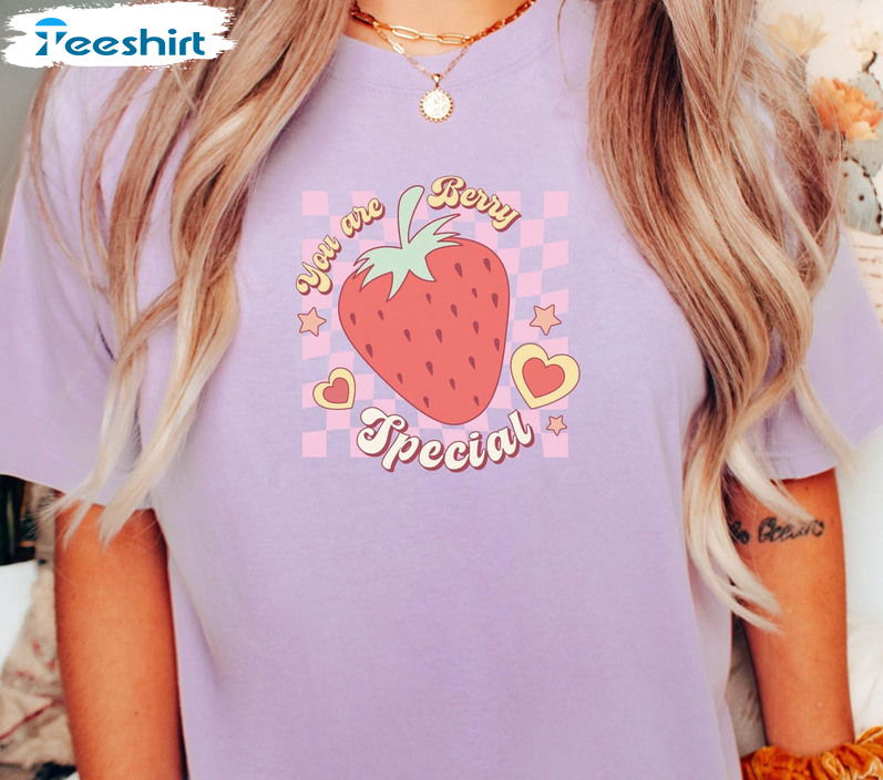 You Are Berry Special Valentine's Day Shirt, Vintage Short Sleeve Unisex Hoodie