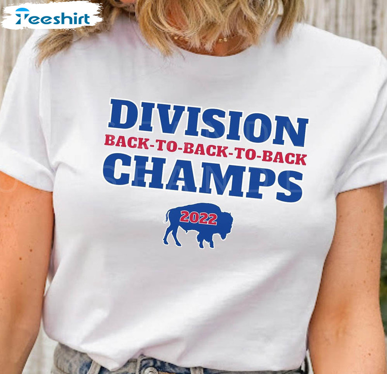 Buffalo Division Champs 2022 Shirt, Buffalo Football Crewneck Unisex Hoodie