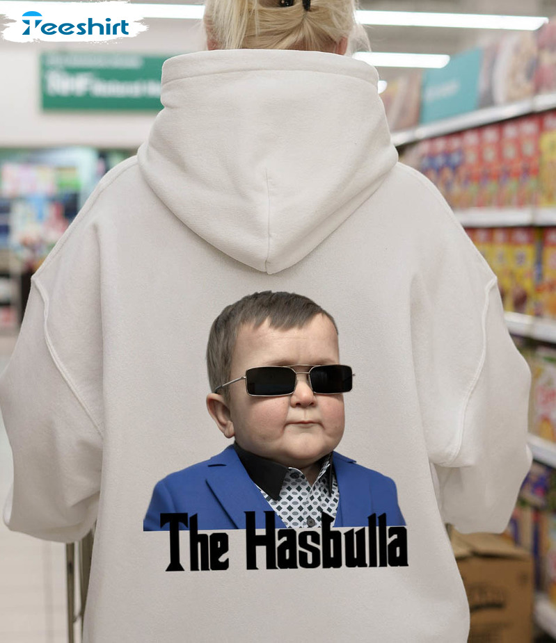 The Hasbulla Funny Shirt, Mini Khabib Meme Crewneck Unisex Hoodie