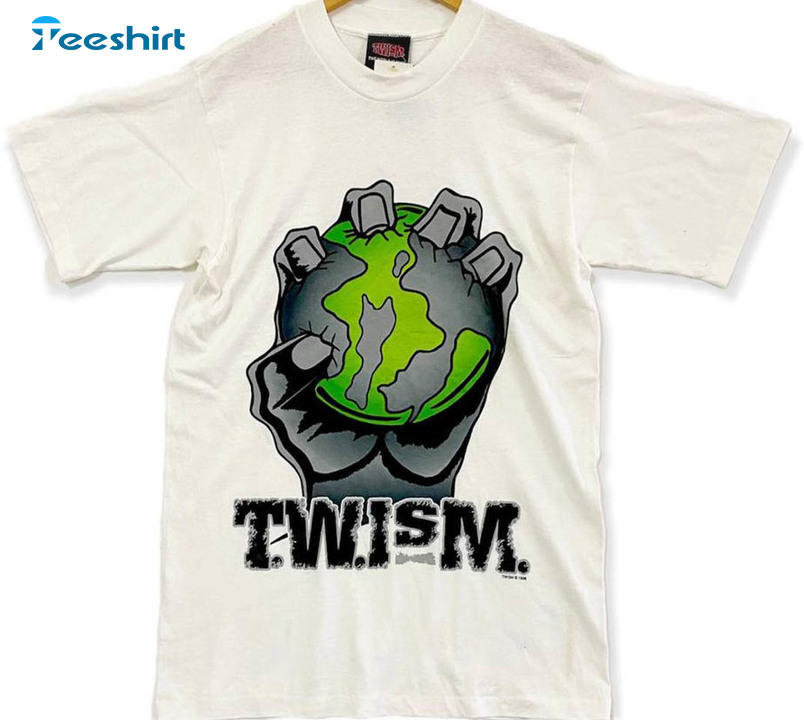 Twism Gear The World Is Mine Shirt, Hip Hop Short Sleeve Tee Tops