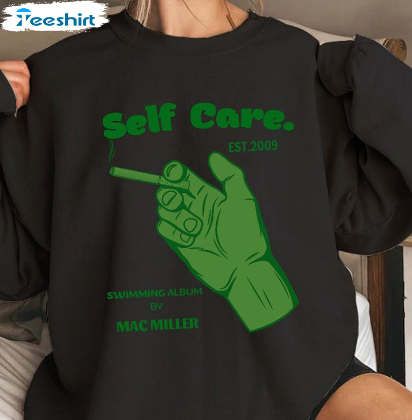 Mac Miller Shirt Target Self Care Mac Miller Sweatshirt Self Care Shirt Mac  Self Care Merch Sweatshirt Swimming Sweatshirt - Trendingnowe