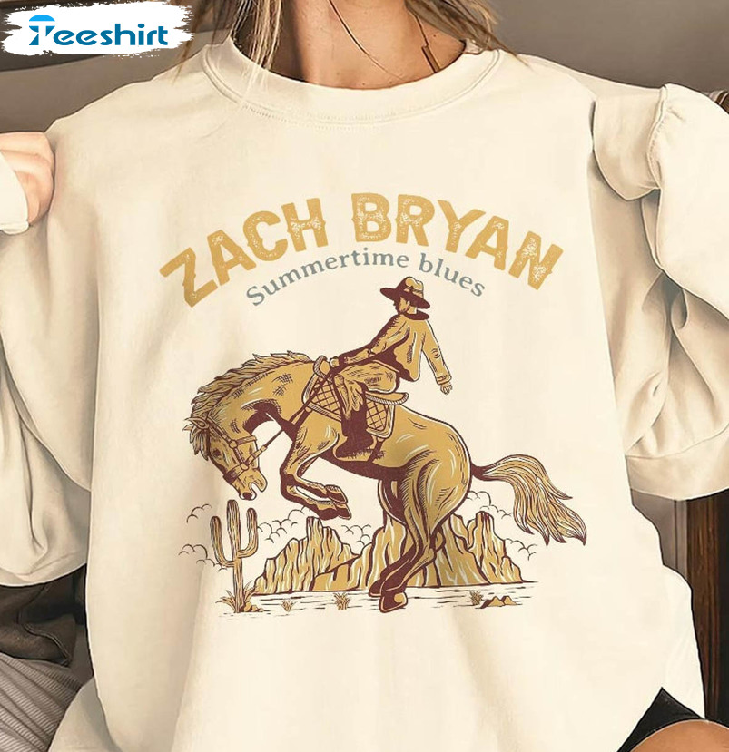 Zach Bryan Shirt, Summertime Blues Unisex T-shirt Unisex Hoodie