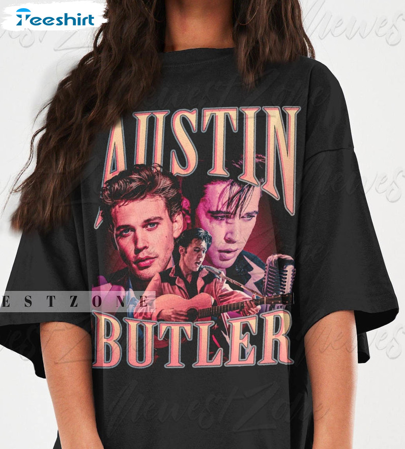 Austin Butler Shirt, American Movie Crewneck Short Sleeve