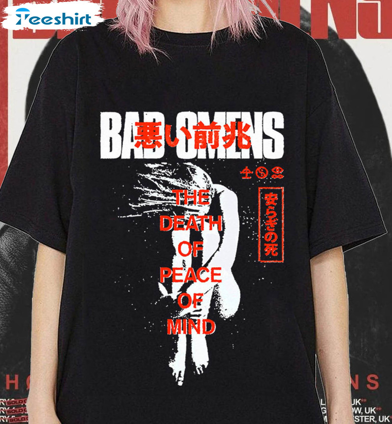 Bad Omens Band Track List Shirt, A Tour Of The Concrete Jungle Unisex T-shirt Crewneck