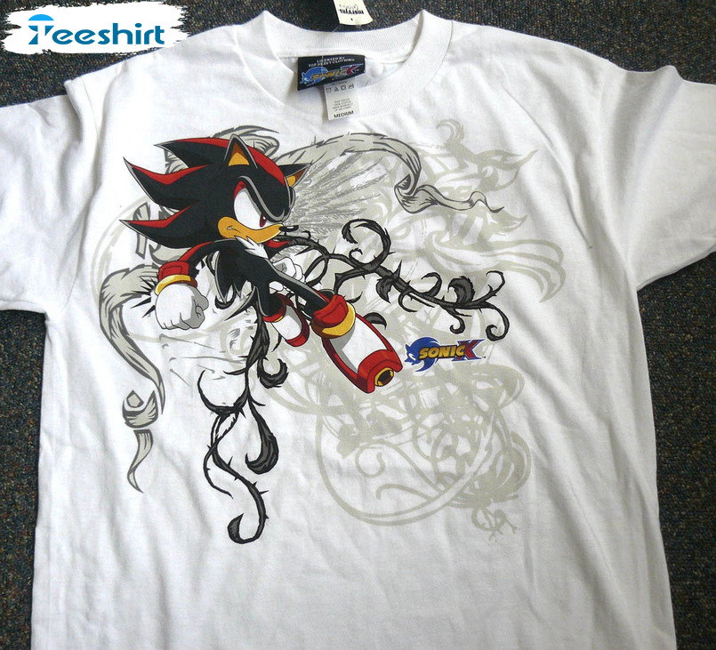Sonic X Shadow Trending Shirt, The Hedgehog Unisex T-shirt Unisex Hoodie