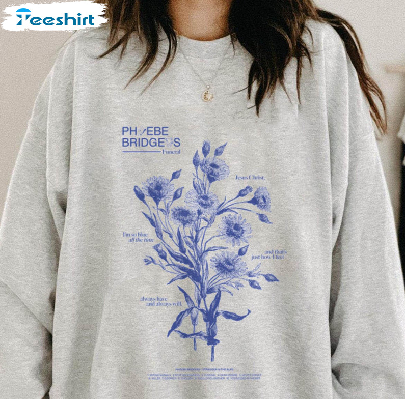 Phoebe Bridgers Funeral Shirt, Vintage Unisex Hoodie Short Sleeve