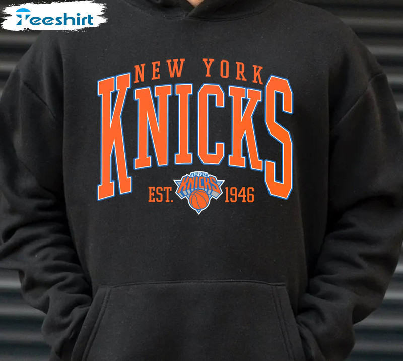 90s New York Knicks Hooded T Shirt - Unisex Medium – Flying Apple Vintage