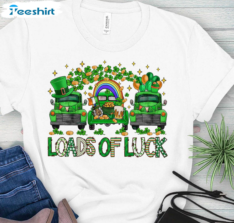 Loads Of Luck Sweatshirt, Patricks Trucks Unisex Hoodie Short Sleeve