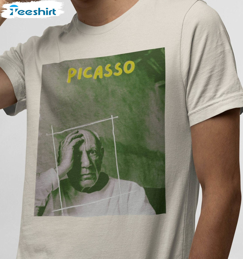 Pablo Picasso Reflection Shirt, Trending Unisex T-shirt Short Sleeve