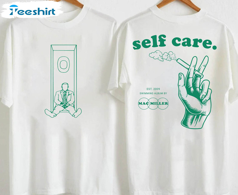 Self Care Vintage Shirt, Trendy Long Sleeve Unisex Hoodie