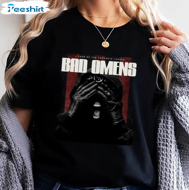 Bad Omens Band Shinigami 2022 2023 Shirt A Tour Of The Concrete Jungle  Hoodie T-Shirt - AnniversaryTrending