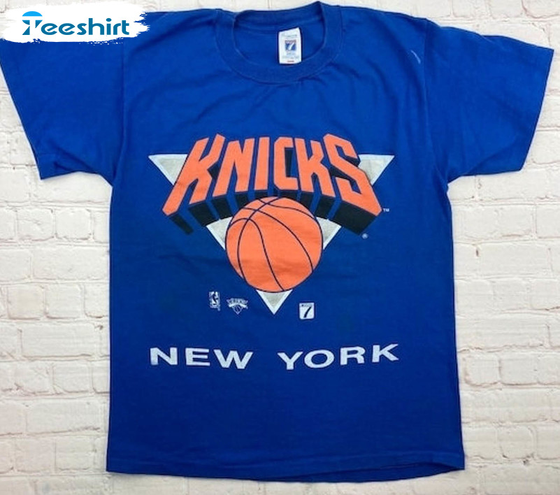 New York Knicks Shirt, Vintage Nba Crewneck Unisex Hoodie