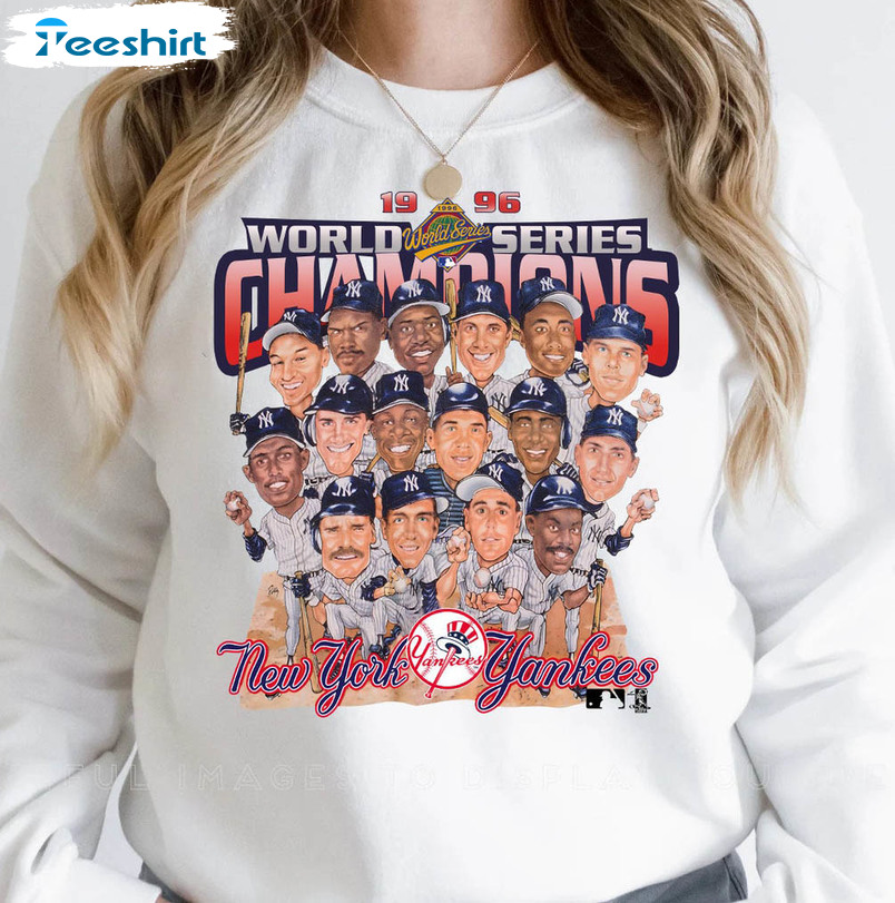 Vintage Y2K 1998 New York Baseball Yankees Style Baseball Retr Sweatshirt