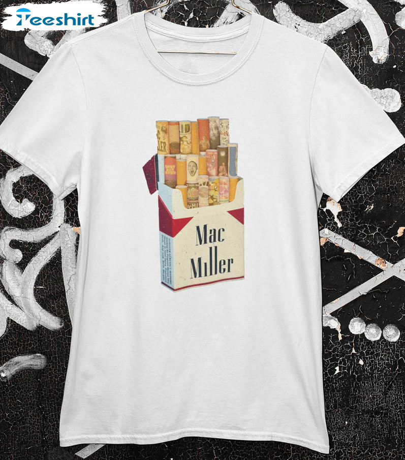 Mac Miller Cigarette Shirt, Mac Swimming Long Sleeve Unisex T-shirt