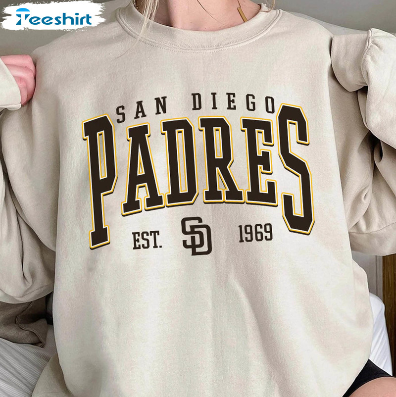 Vintage San Diego Padres Sweatshirt, San Diego Baseball Hood - Inspire  Uplift