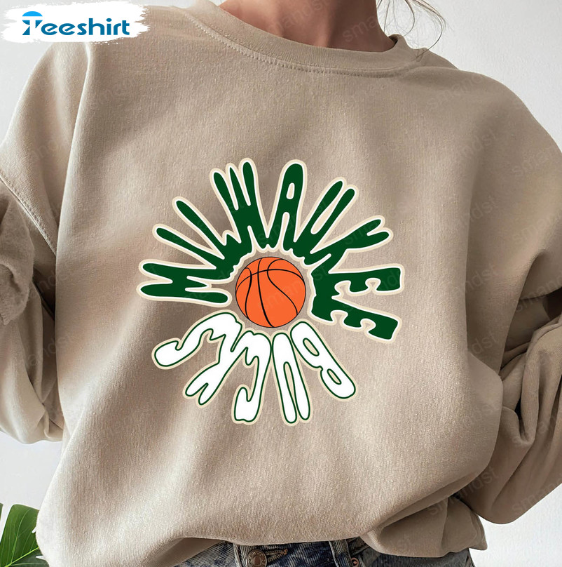 Milwaukee Bucks Shirt, Basketball Trending Long Sleeve Unisex Hoodie