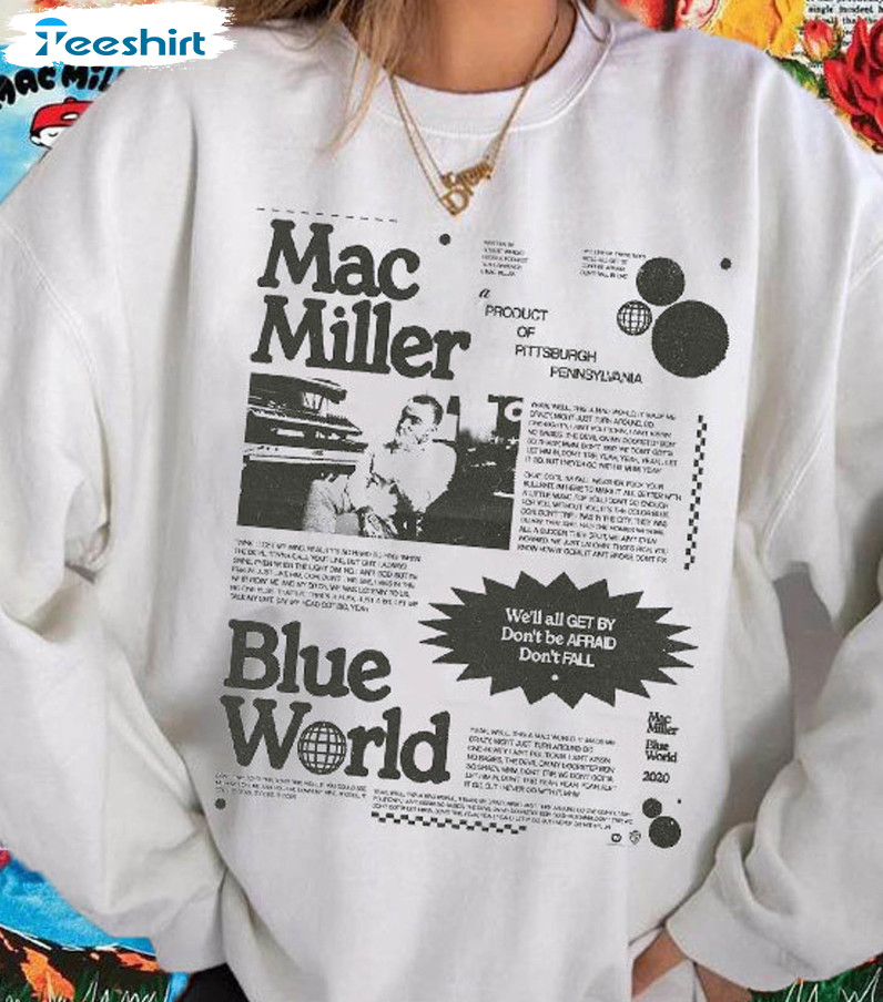 Mac Miller Trending Sweatshirt, Vintage Circles Swimming Unisex T-shirt Short Sleeve