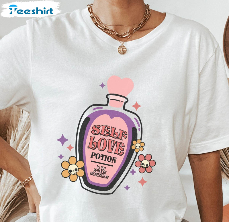 Self Love Potion Sweatshirt, Witchy Self Love Unisex T-shirt Long Sleeve