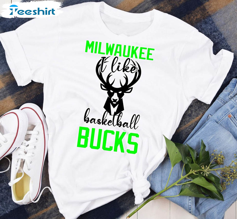 Tops  Retro Disney Milwaukee Bucks Sweater Nba Milwaukee